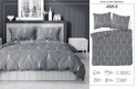 Pościel satynowa 140x200 szara liście z jedną poszewką 4926 B Home Satin 81 Pościel satynowa 140x200 szara liście z jedną poszewką 4926 B Home Satin 81