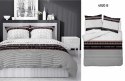 Pościel satynowa 160x200 biała czarna marynarska 4920 B Home Satin 81 Pościel satynowa 160x200 biała czarna marynarska 4920 B Home Satin 81