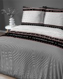 Pościel satynowa 160x200 biała czarna marynarska 4920 B Home Satin 81 Pościel satynowa 160x200 biała czarna marynarska 4920 B Home Satin 81