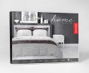 Pościel satynowa 220x200 biała czarna marynarska 4920 B Home Satin 81 Pościel satynowa 220x200 biała czarna marynarska 4920 B Home Satin 81