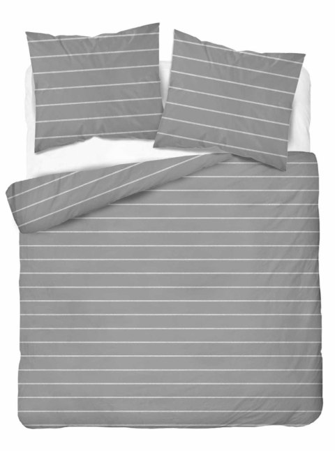 Pościel satynowa 220x200 szara pasy 4918 B Home Satin 81 Pościel satynowa 220x200 szara pasy 4918 B Home Satin 81