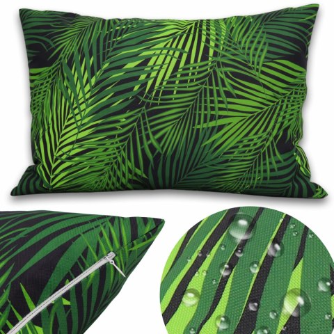 Poszewka wodoodporna Botanic z filtrem UV 40x60 Dark Palms liście zielona Domarex Poszewka wodoodporna Botanic z filtrem UV 40x60 Dark Palms liście zielona Domarex