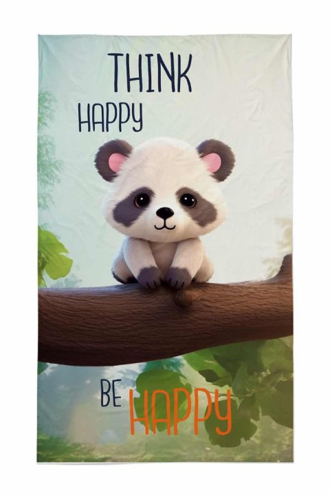 Ręczniczek do przedszkola 30x50 Panda niebieski dziecięcy bawełniany 18T Ręczniczek do przedszkola 30x50 Panda niebieski dziecięcy bawełniany 18T
