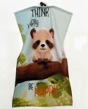 Ręczniczek do przedszkola 30x50 Panda niebieski dziecięcy bawełniany 18T Ręczniczek do przedszkola 30x50 Panda niebieski dziecięcy bawełniany 18T