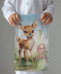 Ręczniczek do przedszkola 30x50 Sarenka niebieski zielony dziecięcy bawełniany 19T Ręczniczek do przedszkola 30x50 Sarenka niebieski zielony dziecięcy bawełniany 19T