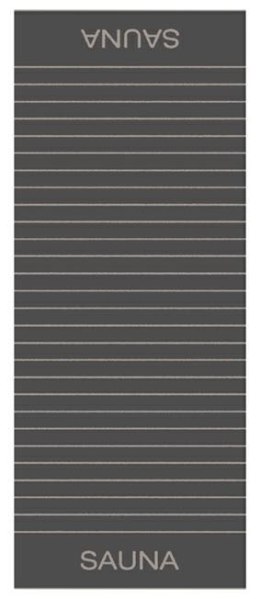 Ręcznik plażowy Balance Sauna 80x200 antracytowy 73 frotte 500g/m2 100% bawełna Cawoe