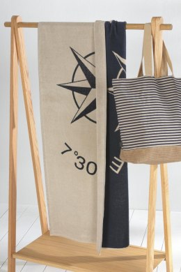 Ręcznik plażowy Beach 80x180 piaskowy 31 frotte 430g/m2 100% bawełna Cawoe