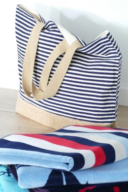 Ręcznik plażowy Beach 80x180 wielokolorowy 12 frotte 430g/m2 100% bawełna Cawoe