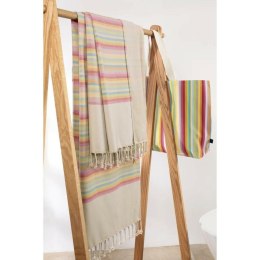 Ręcznik plażowy Lifestyle Hamam 90x180 wielokolorowy 25 frotte 370g/m2 100% bawełna Cawoe