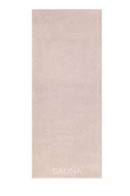 Ręcznik plażowy Pure 80x200 pudrowy 383 frotte 500g/m2 100% bawełna Cawoe