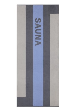 Ręcznik plażowy Sauna 80x200 niebo 17 frotte 480g/m2 100% bawełna Cawoe