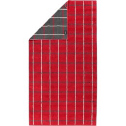 Ręcznik plażowy Square 80x200 czerwony 27 560g/m2 100% bawełna Cawoe