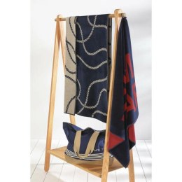 Torba plażowa Canvas Beach Bag 40x55 granatowa 13 100% bawełna Cawoe