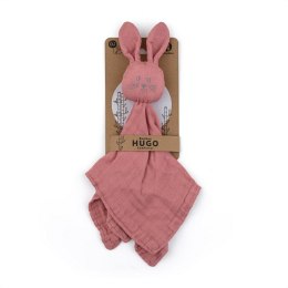 Bambusowa muślinowa przytulanka Hugo różowa 0m+ PETITE&MARS