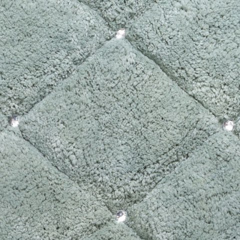 Dywanik 60x90 Chic 2 miętowy z bawełny zdobiony kryształkami w stylu glamour Eurofirany Dywanik 60x90 Chic 2 miętowy z bawełny zdobiony kryształkami w stylu glamour Eurofirany