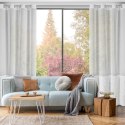 Firana gotowa Marion 140x250 biała na przelotkach Eurofirany Firana gotowa Marion 140x250 biała na przelotkach Eurofirany
