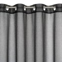 Firana gotowa Marion 140x250 czarna na przelotkach Eurofirany Firana gotowa Marion 140x250 czarna na przelotkach Eurofirany