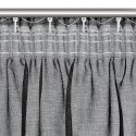 Firana gotowa Marion 140x270 czarna na taśmie Eurofirany Firana gotowa Marion 140x270 czarna na taśmie Eurofirany