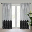 Firana gotowa Marion 140x270 czarna na taśmie Eurofirany Firana gotowa Marion 140x270 czarna na taśmie Eurofirany