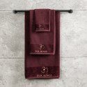 Komplet ręczników w pudełku 3 szt. Gaja bordowy 550 g/m2 Eurofirany Komplet ręczników w pudełku 3 szt. Gaja bordowy 550 g/m2 Eurofirany