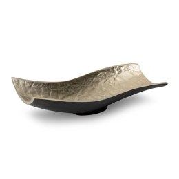 Misa dekoracyjna Pedro 2 33x18x8 czarna złota Eurofirany