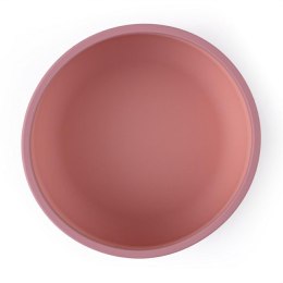 Miseczka z przyssawką silikonowa różowa dwukolorowa 6m+ PETITE&MARS