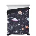 Narzuta na łóżko 170x210 Kids 10 Kosmos czarna kolorowa dziecięca/młodzieżowa D91 Narzuta na łóżko 170x210 Kids 10 Kosmos czarna kolorowa dziecięca/młodzieżowa D91