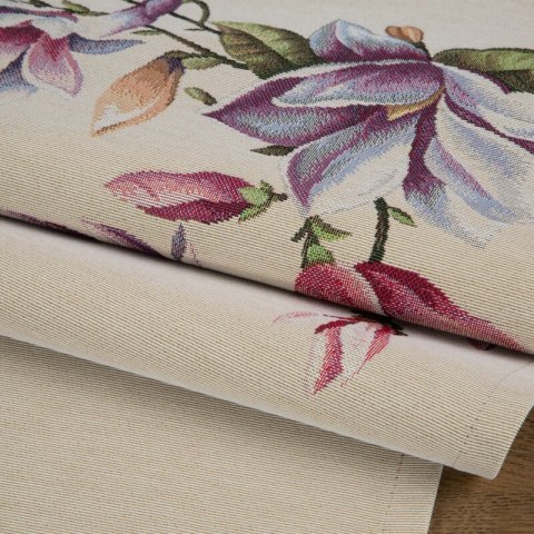 Obrus 100x100 gobelinowy naturalny kolorowy kwiaty 1214 Eurofirany Obrus 100x100 gobelinowy naturalny kolorowy kwiaty 1214 Eurofirany