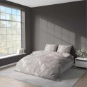 Pościel z mikrofibry 220x200 beżowa liście 4974 A Light 71 Pościel z mikrofibry 220x200 beżowa liście 4974 A Light 71