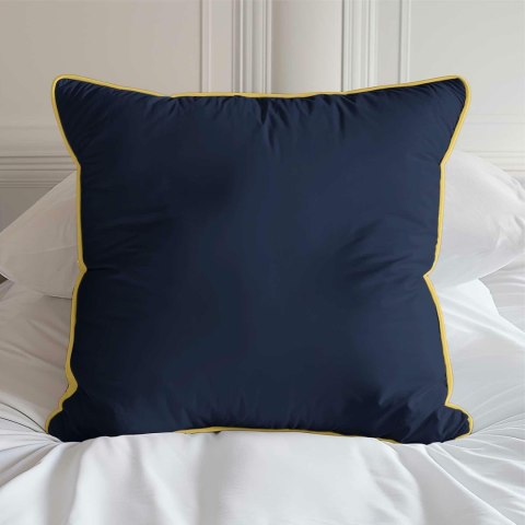Poszewka satynowa 40x40 granatowa z lamówką Mako Satin 62 Poszewka satynowa 40x40 granatowa z lamówką Mako Satin 62