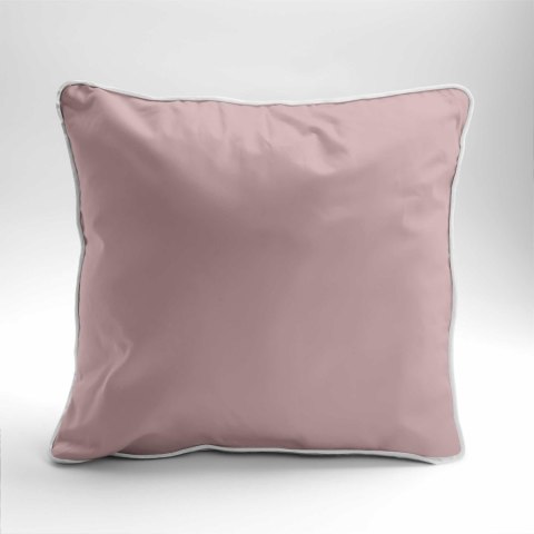 Poszewka satynowa 40x40 różowa pudrowa z lamówką Mako Satin 62 Poszewka satynowa 40x40 różowa pudrowa z lamówką Mako Satin 62
