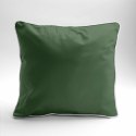 Poszewka satynowa 40x40 zielona z lamówką Mako Satin 62 Poszewka satynowa 40x40 zielona z lamówką Mako Satin 62