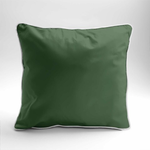 Poszewka satynowa 40x40 zielona z lamówką Mako Satin 62 Poszewka satynowa 40x40 zielona z lamówką Mako Satin 62