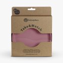 Talerzyk silikonowy z przyssawką różowy 6m+ PETITE&MARS Talerzyk silikonowy z przyssawką różowy 6m+ PETITE&MARS