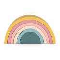 Zabawka układanka silikonowa Rainbow żółta kolorowa 12m+ PETITE&MARS Zabawka układanka silikonowa Rainbow żółta kolorowa 12m+ PETITE&MARS