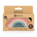 Zabawka układanka silikonowa Rainbow żółta kolorowa 12m+ PETITE&MARS Zabawka układanka silikonowa Rainbow żółta kolorowa 12m+ PETITE&MARS