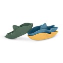 Zabawki kąpielowe silikonowe Sharks 3 szt. 6m+ PETITE&MARS Zabawki kąpielowe silikonowe Sharks 3 szt. 6m+ PETITE&MARS