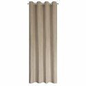 Zasłona gotowa Ariadna 140x250 beżowa welurowa zdobiona diamencikami na przelotkach Eurofirany Zasłona gotowa Ariadna 140x250 beżowa welurowa zdobiona diamencikami na przelotkach Eurofirany
