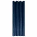 Zasłona gotowa Ariadna 140x250 granatowa welurowa zdobiona diamencikami na przelotkach Eurofirany Zasłona gotowa Ariadna 140x250 granatowa welurowa zdobiona diamencikami na przelotkach Eurofirany