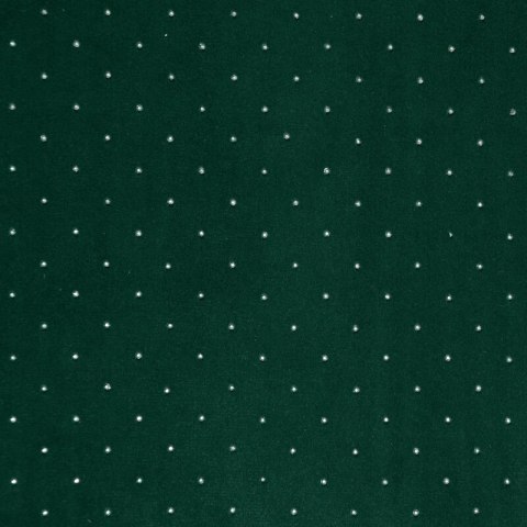 Zasłona gotowa Ariadna 140x250 zielona welurowa zdobiona diamencikami na przelotkach Eurofirany Zasłona gotowa Ariadna 140x250 zielona welurowa zdobiona diamencikami na przelotkach Eurofirany