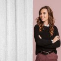 Zasłona gotowa Marion 140x250 biała na przelotkach Eurofirany Zasłona gotowa Marion 140x250 biała na przelotkach Eurofirany