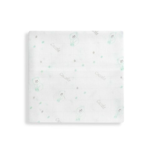 Komplet pieluch Bamboo 3 szt 55x70 Miś miętowy Komplet pieluch Bamboo 3 szt 55x70 Miś miętowy