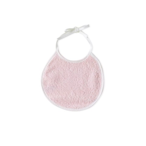 Okrycie kąpielowe 100x100 Baby różowy ręcznik z kapturkiem + śliniaczek Okrycie kąpielowe 100x100 Baby różowy ręcznik z kapturkiem + śliniaczek