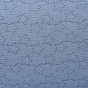 Okrycie kąpielowe 100x100 Musseline biały niebieski ręcznik z kapturkiem