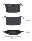 Organizer do wózka z odpinaną kieszenią Pocket Zip PETITE&MARS Organizer do wózka z odpinaną kieszenią Pocket Zip PETITE&MARS