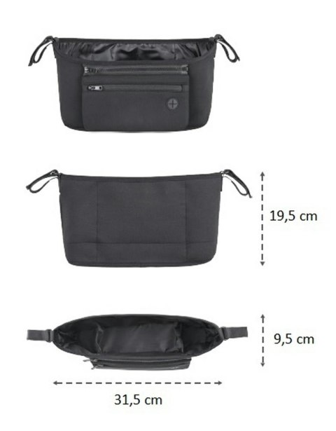Organizer do wózka z odpinaną kieszenią Pocket Zip PETITE&MARS Organizer do wózka z odpinaną kieszenią Pocket Zip PETITE&MARS