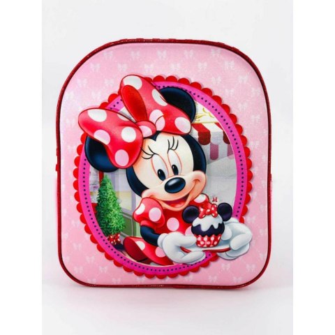 Plecak 3D do przedszkola Myszka Mini 11 różowy P24 Plecak 3D do przedszkola Myszka Mini 11 różowy P24