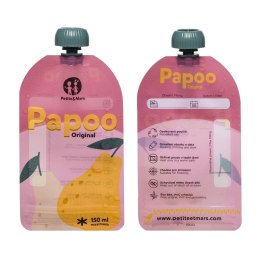 Saszetki na jedzenie Papoo Original 6 szt. wielorazowe PETITE&MARS