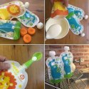 Saszetki na jedzenie Papoo Original Słoń 6 szt. wielorazowe PETITE&MARS Saszetki na jedzenie Papoo Original Słoń 6 szt. wielorazowe PETITE&MARS