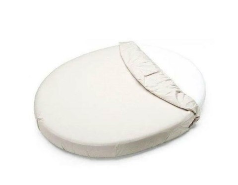 Wodoodporne prześcieradło z gumką do owalnego łóżeczka Soft Dream Oval 84x50 białe PETITE&MARS Wodoodporne prześcieradło z gumką do owalnego łóżeczka Soft Dream Oval 84x50 białe PETITE&MARS